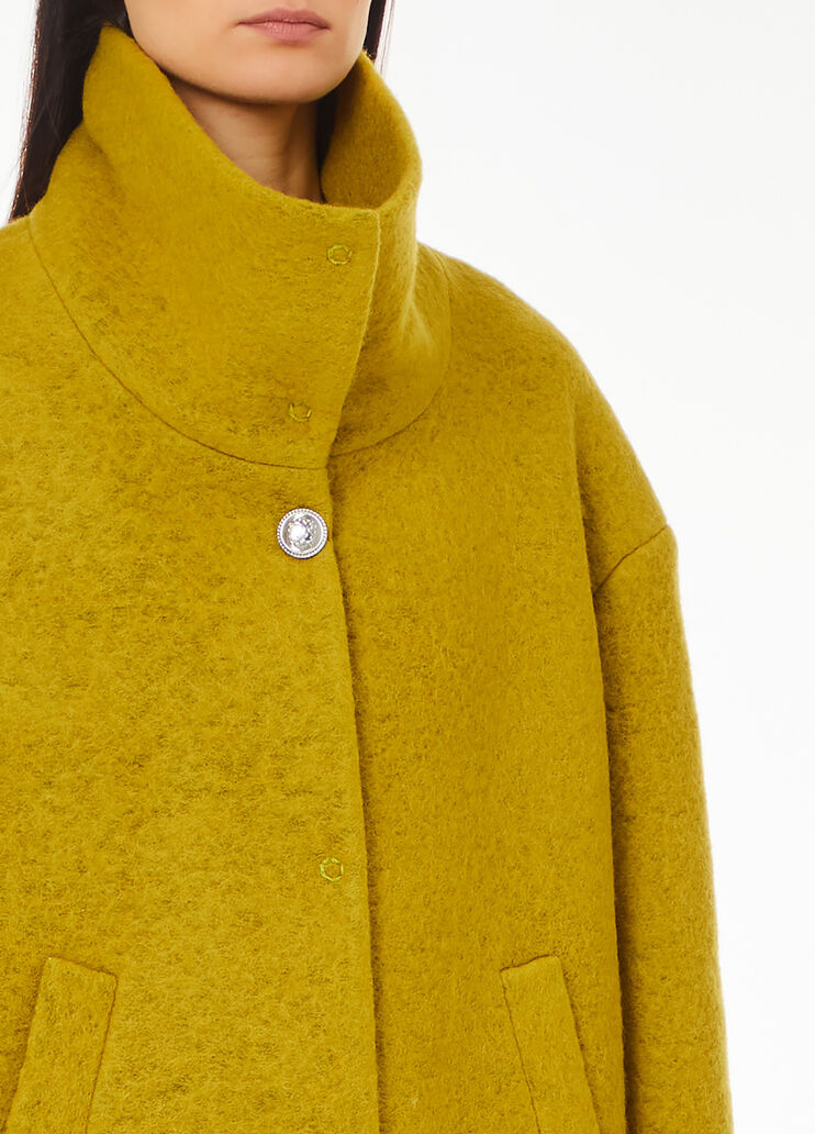 Manteau en laine vert Liu Jo - large image number 2