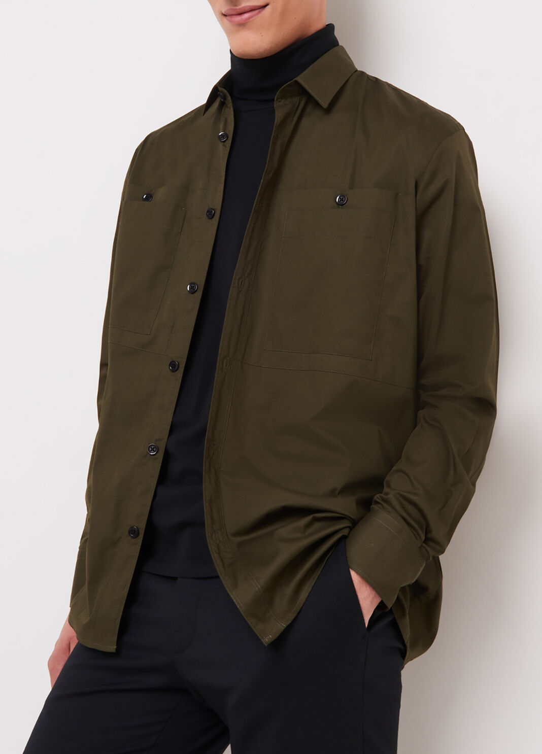 Chemise oversize vert militaire Liu Jo - large image number 0