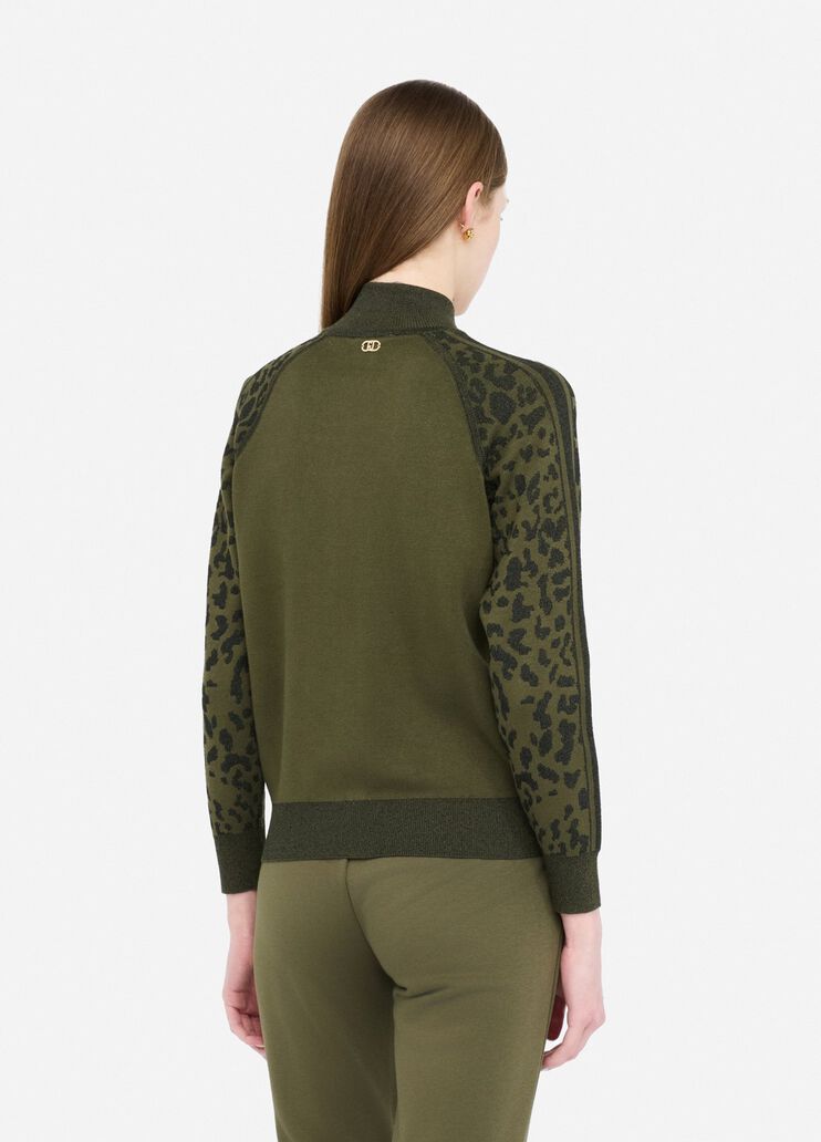 Liu Jo better cardigan olive green Liu Jo - large image number 1