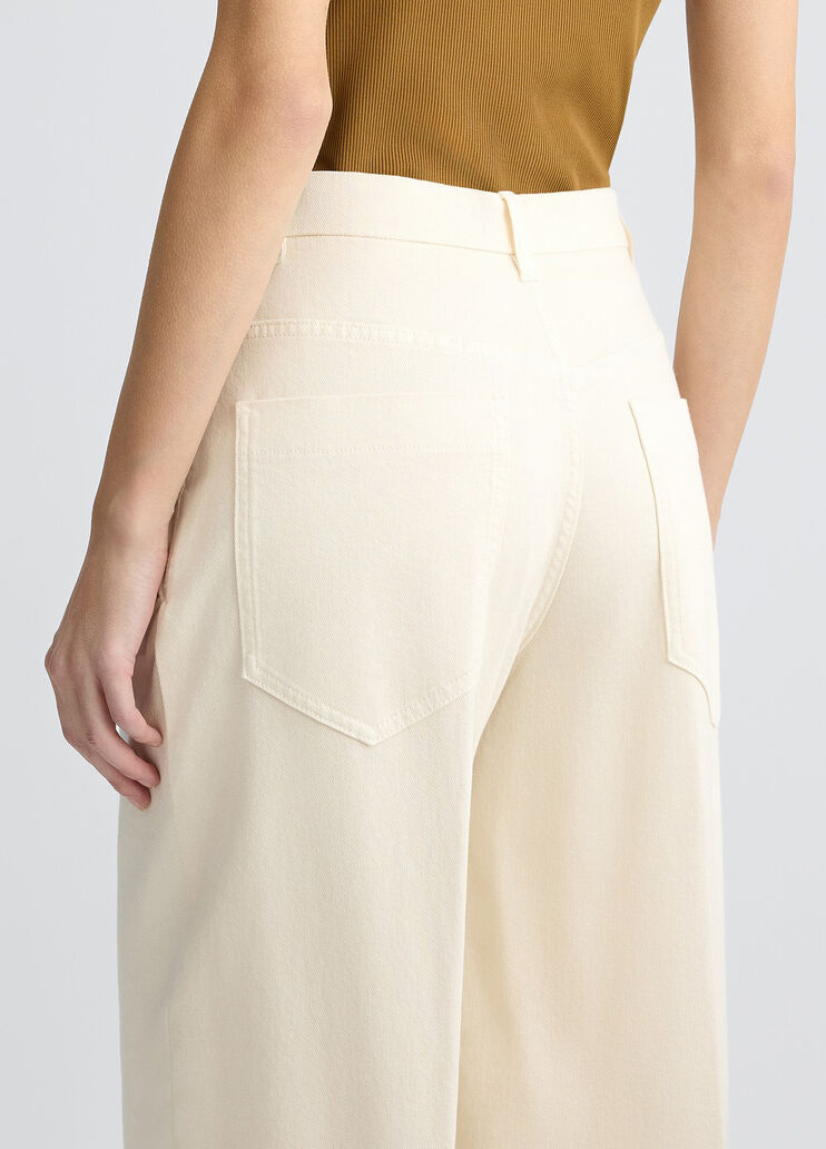 White wide-leg trousers white Liu Jo - large image number 3 White wide-leg trousers white Liu Jo - large image number 3