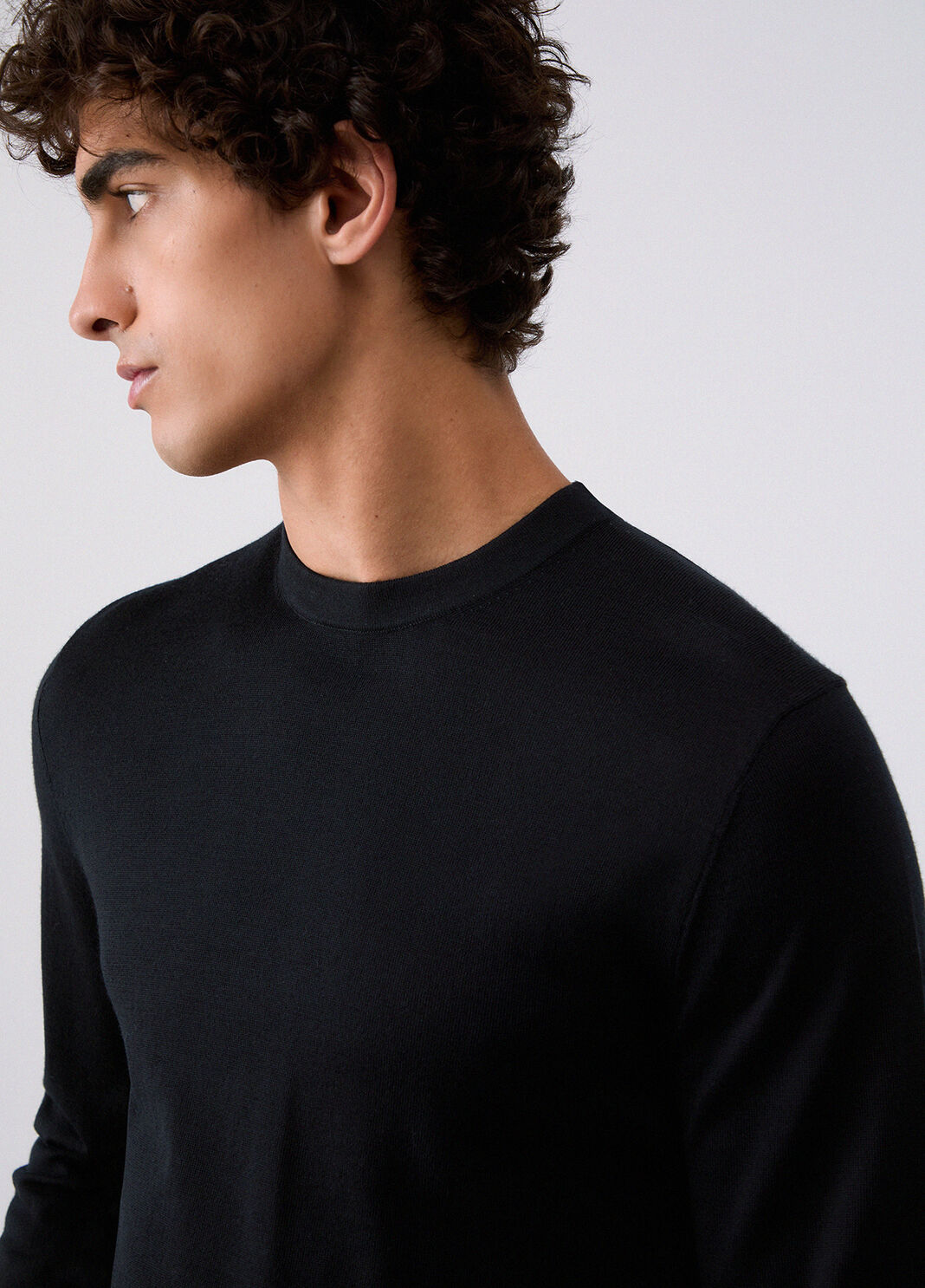 Knit in wool merino black Liu Jo - large image number 4