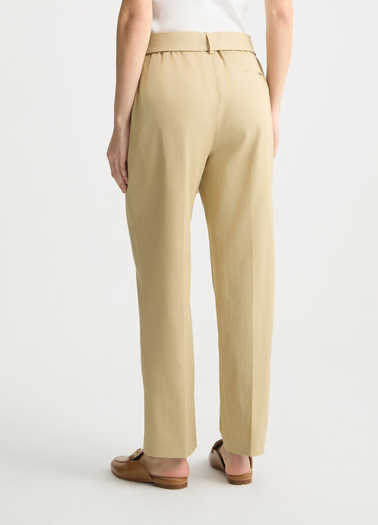 Chinos with belt beige Liu Jo - large image number 1