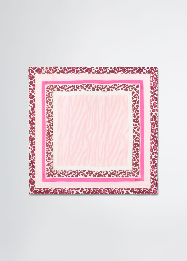 Animal-print foulard pink Liu Jo - large image number 2 Animal-print foulard pink Liu Jo - large image number 2