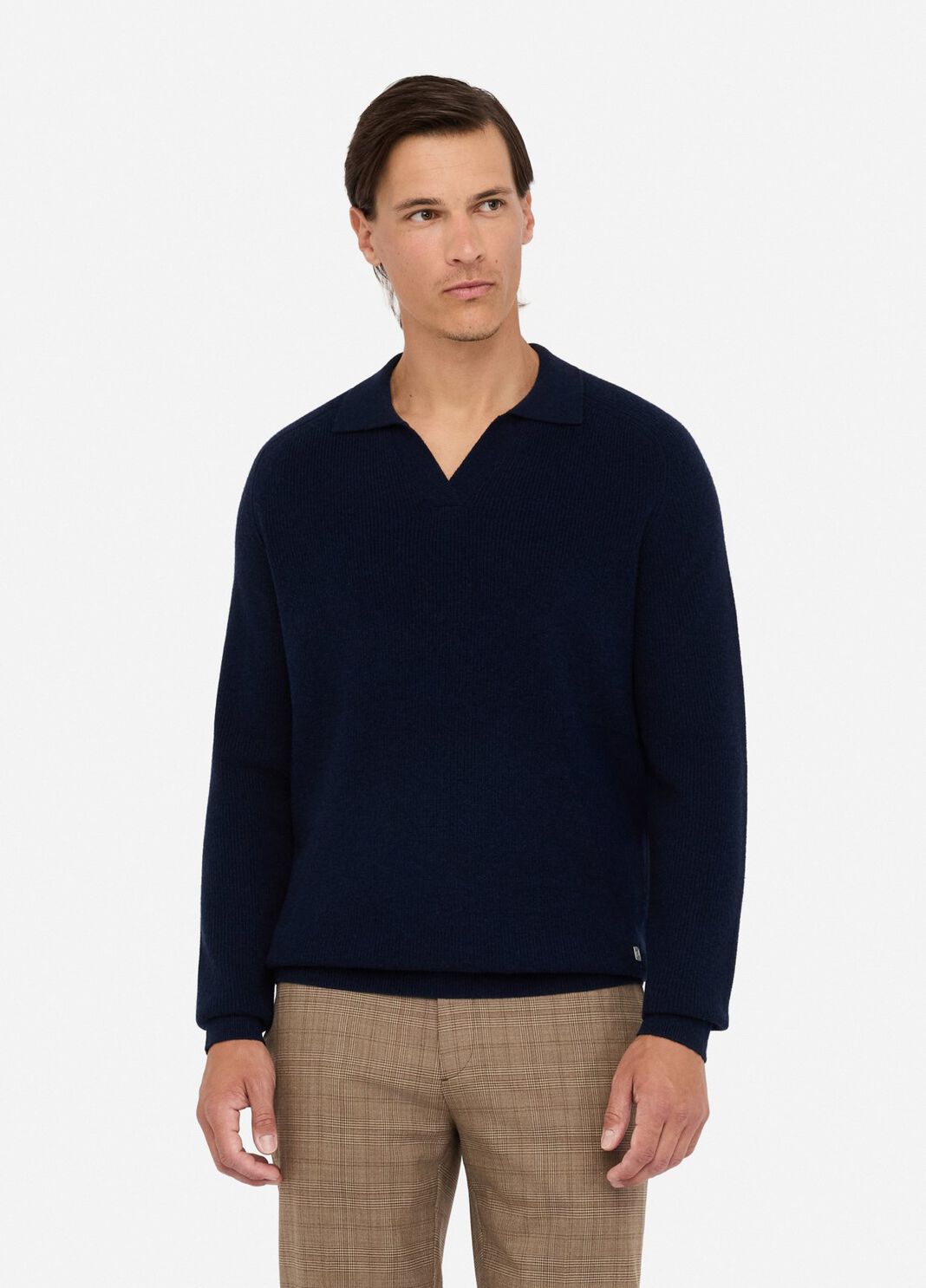 Джемпер из шерсти и кашемира темно-синий Liu Jo - large image number 0