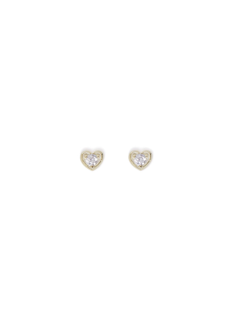 Silver earrings with rhinestones gold colour Liu Jo - medium