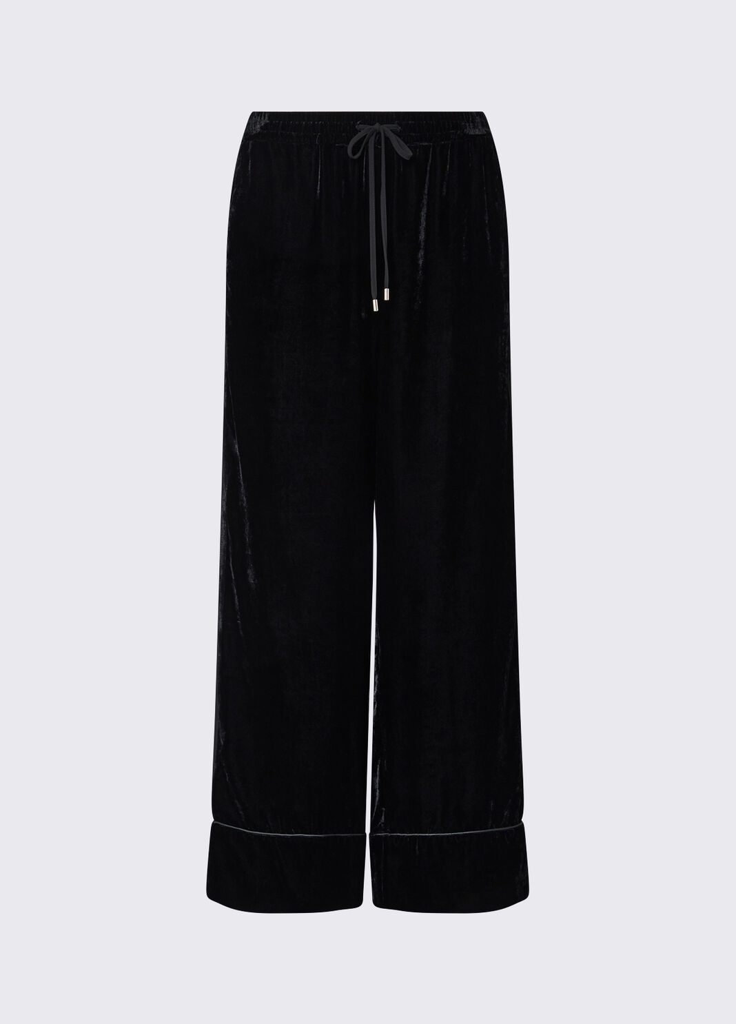 Long trousers in velvet black Liu Jo - large image number 6