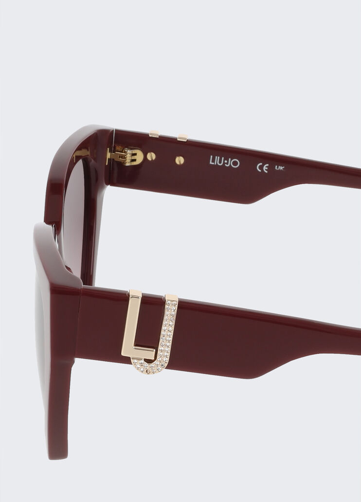 Cat-eye sunglasses wine Liu Jo - medium Cat-eye sunglasses wine Liu Jo - medium