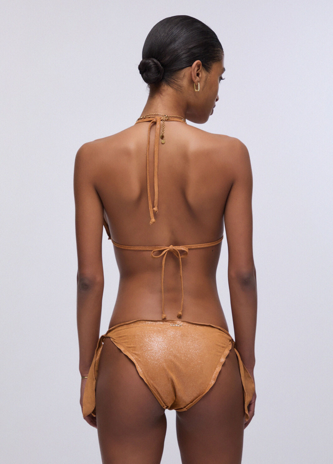 Bikini-Oberteil und Slip in schillernden Farben Beige Liu Jo - large image number 1