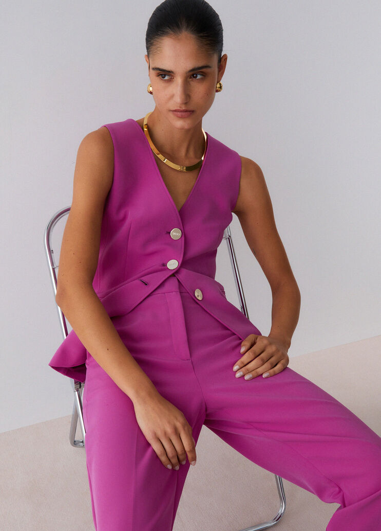 Palazzo-Hose rosa Orchidee Liu Jo - medium