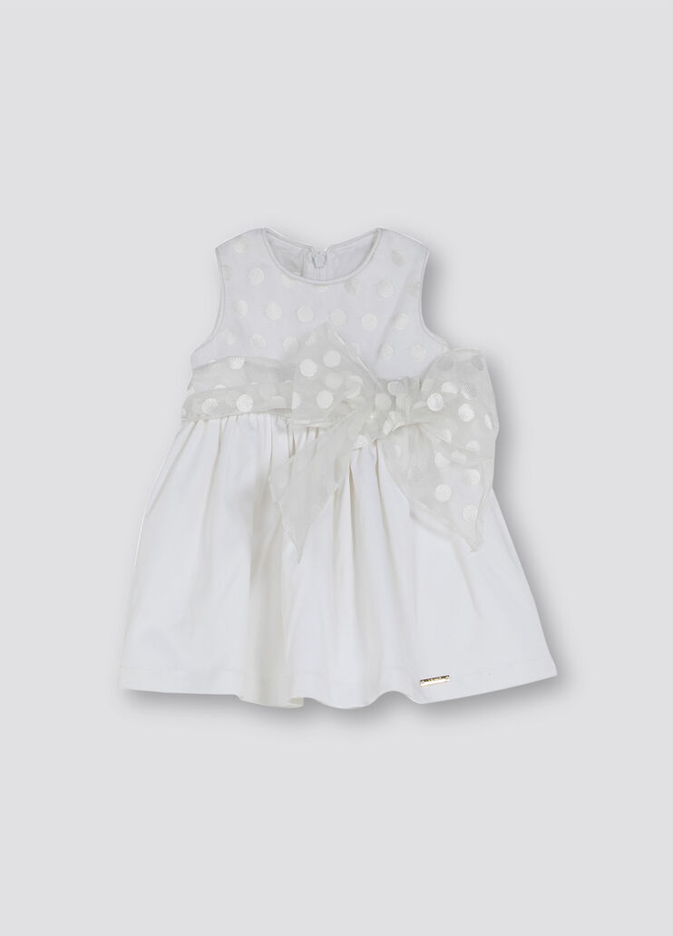 Vestitino con tulle a pois bianco Liu Jo - large image number 0