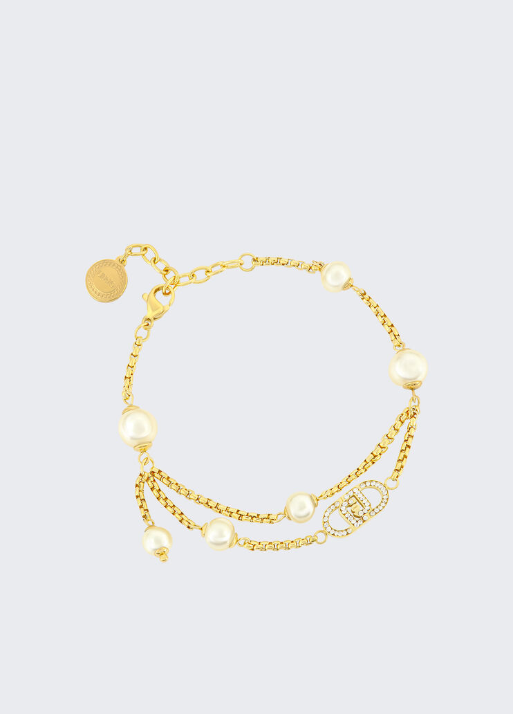 Bracciale con perle oro Liu Jo - large image number 1 Bracciale con perle oro Liu Jo - large image number 1