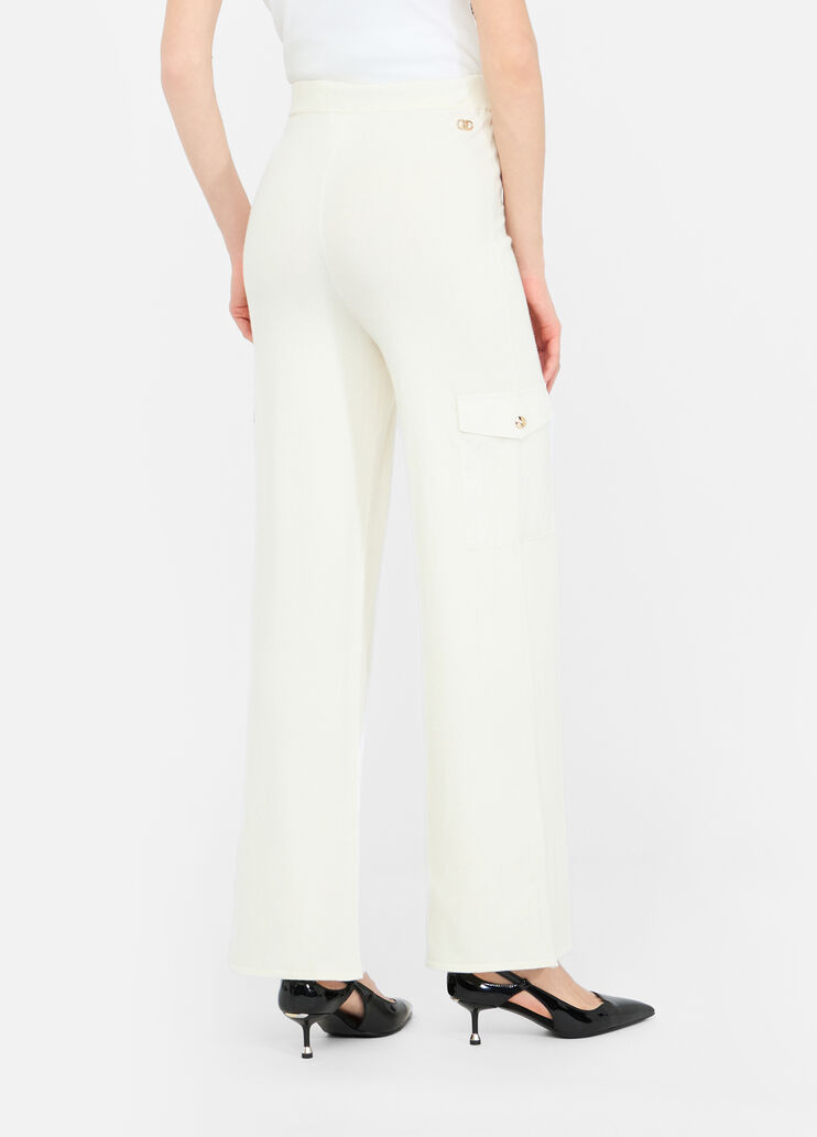 Liu Jo Better trousers milk white Liu Jo - large image number 1 Liu Jo Better trousers milk white Liu Jo - large image number 1