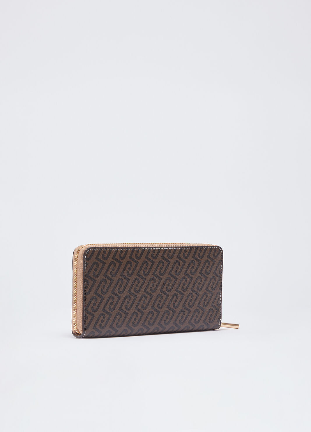 Large monogram wallet dark brown Liu Jo - large image number 1
