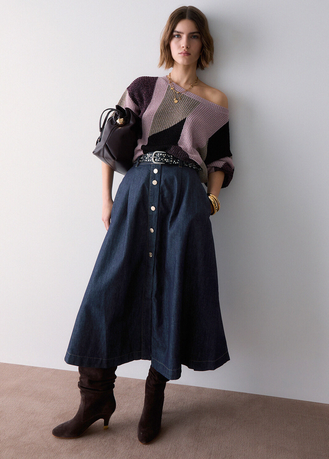 Long Denim Skirt Normal wash Liu Jo - large image number 2