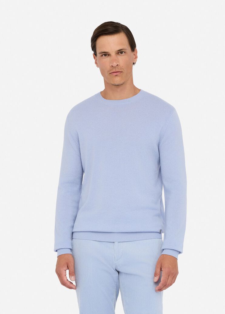 Wool and cashmere jumper air force blue Liu Jo - large image number 0 Wool and cashmere jumper air force blue Liu Jo - large image number 0