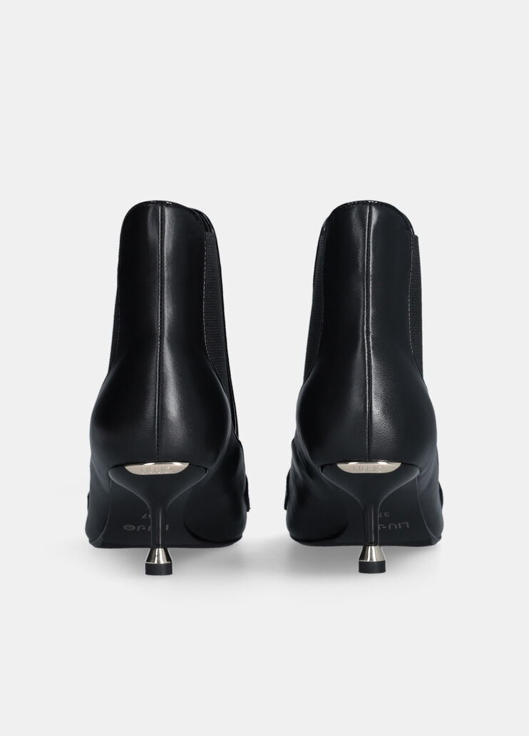 Leather ankle boot with low heel black Liu Jo - large image number 6 Leather ankle boot with low heel black Liu Jo - large image number 6