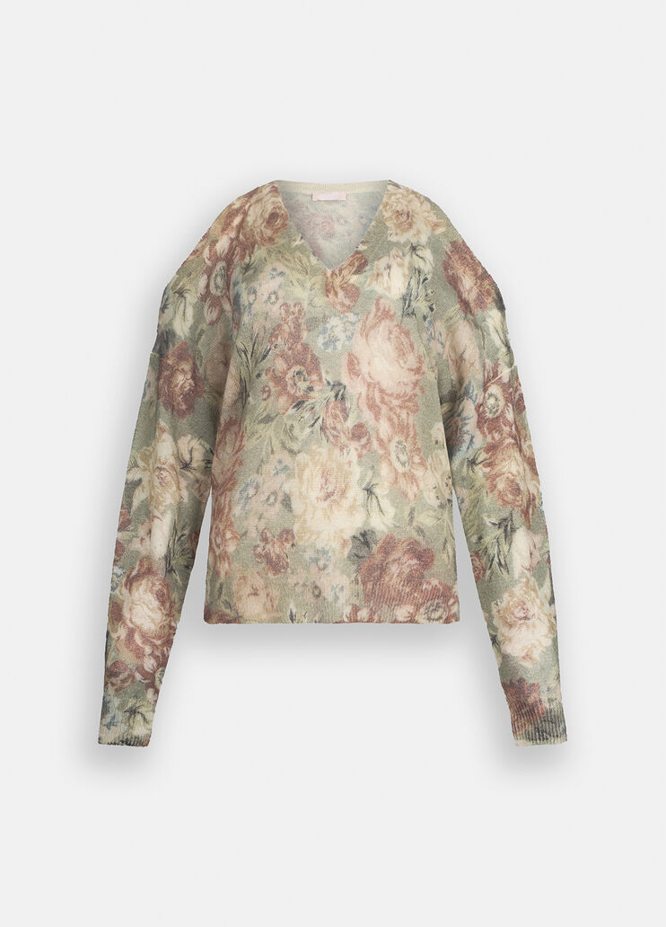 Top with cut-out sanderson print Liu Jo - large image number 6