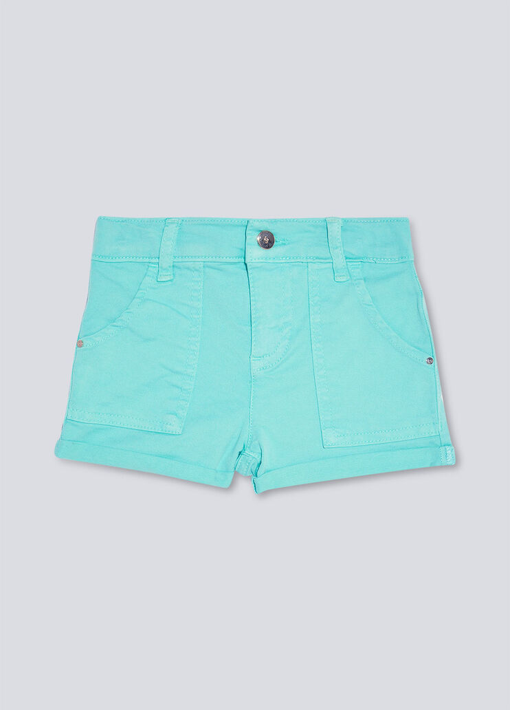 Gabardine shorts mint Liu Jo - large image number 0 Gabardine shorts mint Liu Jo - large image number 0