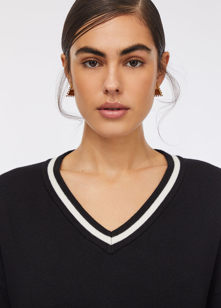 Silk-blend jumper black Liu Jo - large image number 4