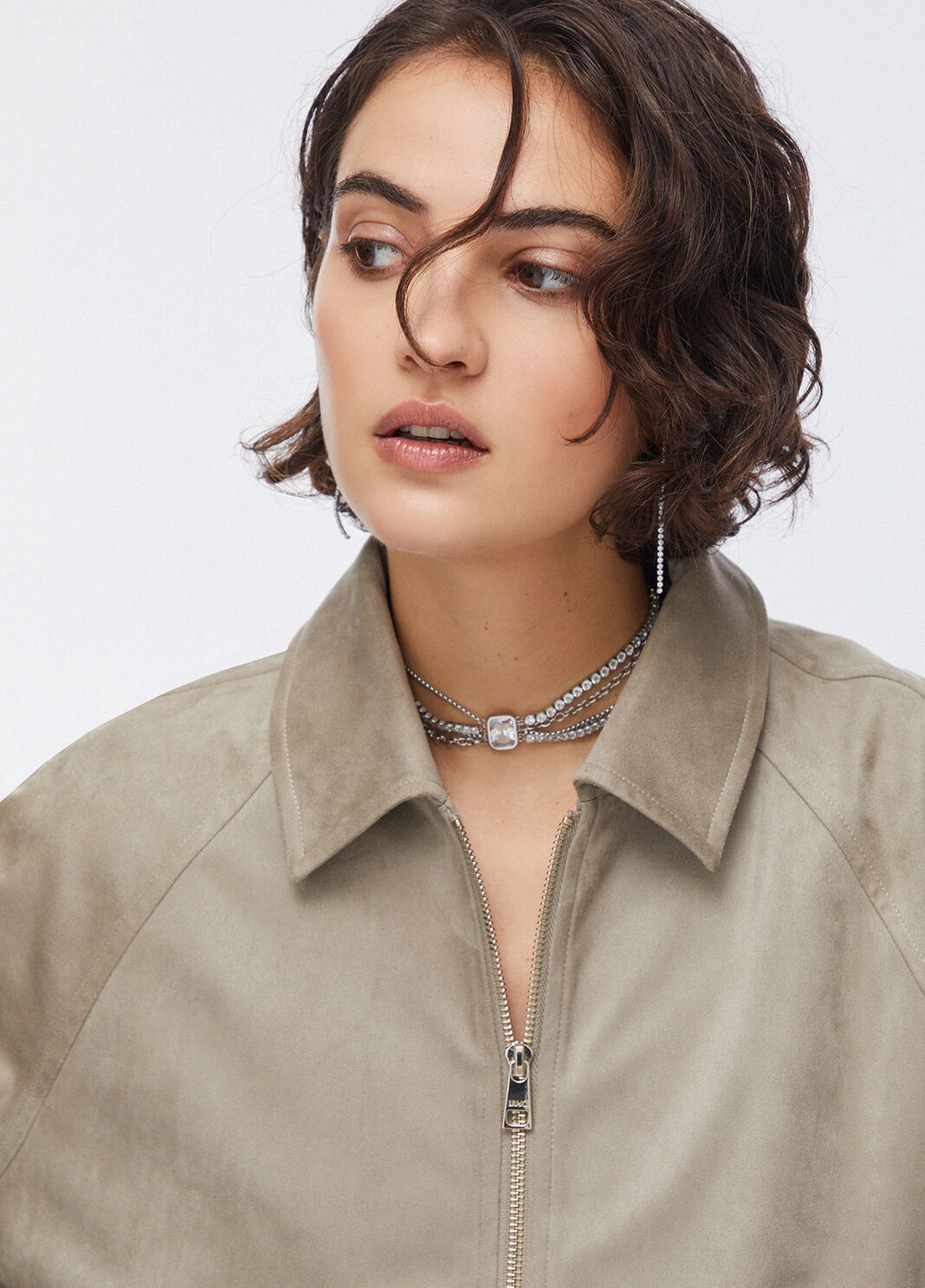 Куртка под замшу серый Liu Jo - large image number 4