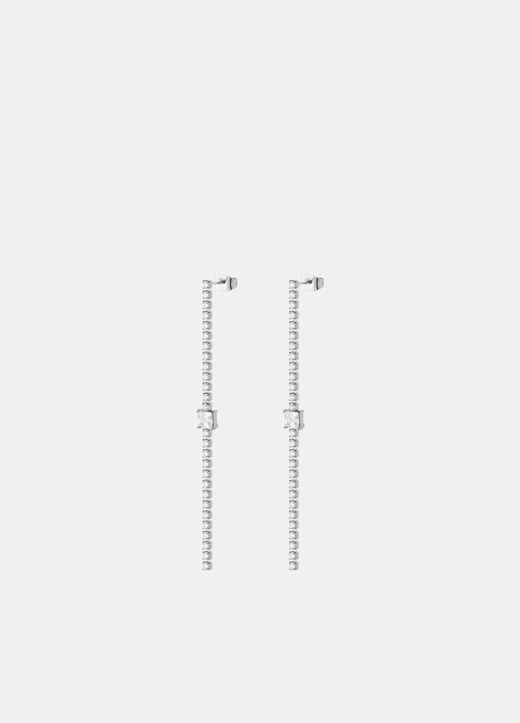 Glass crystal earrings silver Liu Jo - large image number 1 Glass crystal earrings silver Liu Jo - large image number 1