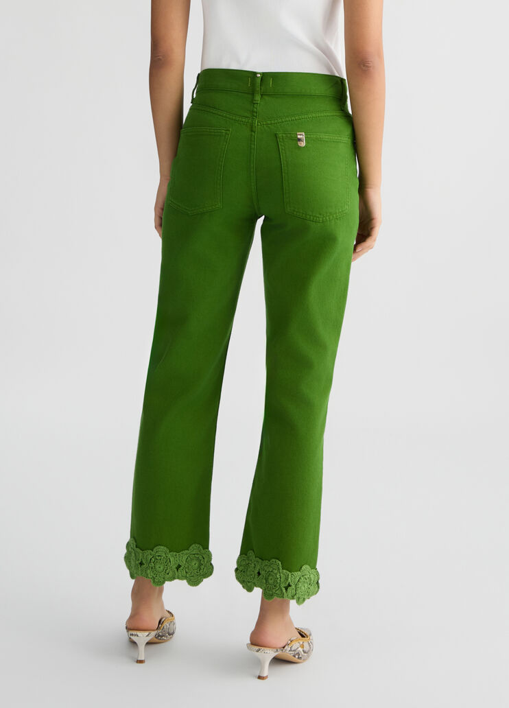 Straight-leg jeans green Liu Jo - large image number 1 Straight-leg jeans green Liu Jo - large image number 1