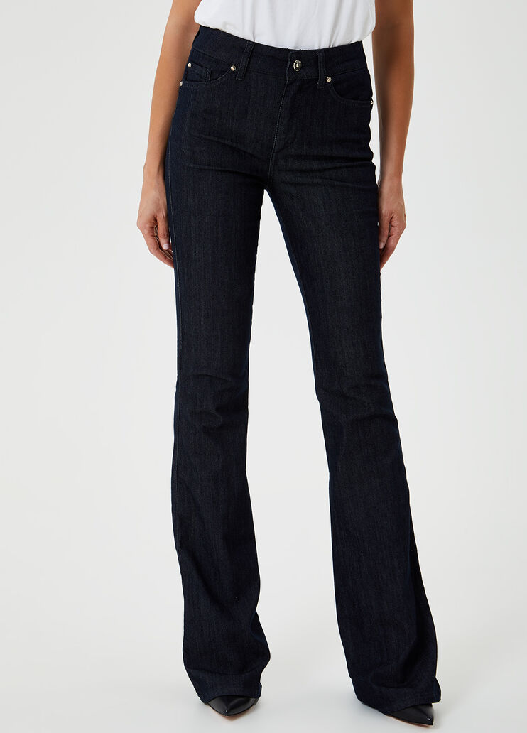 High-rise bell-bottom jeans Normal wash Liu Jo - large image number 0