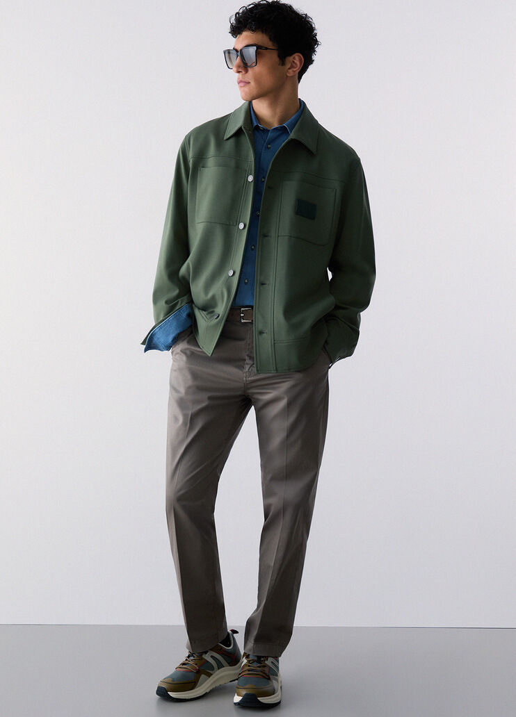 Giubbotto in jersey verde timo Liu Jo - medium