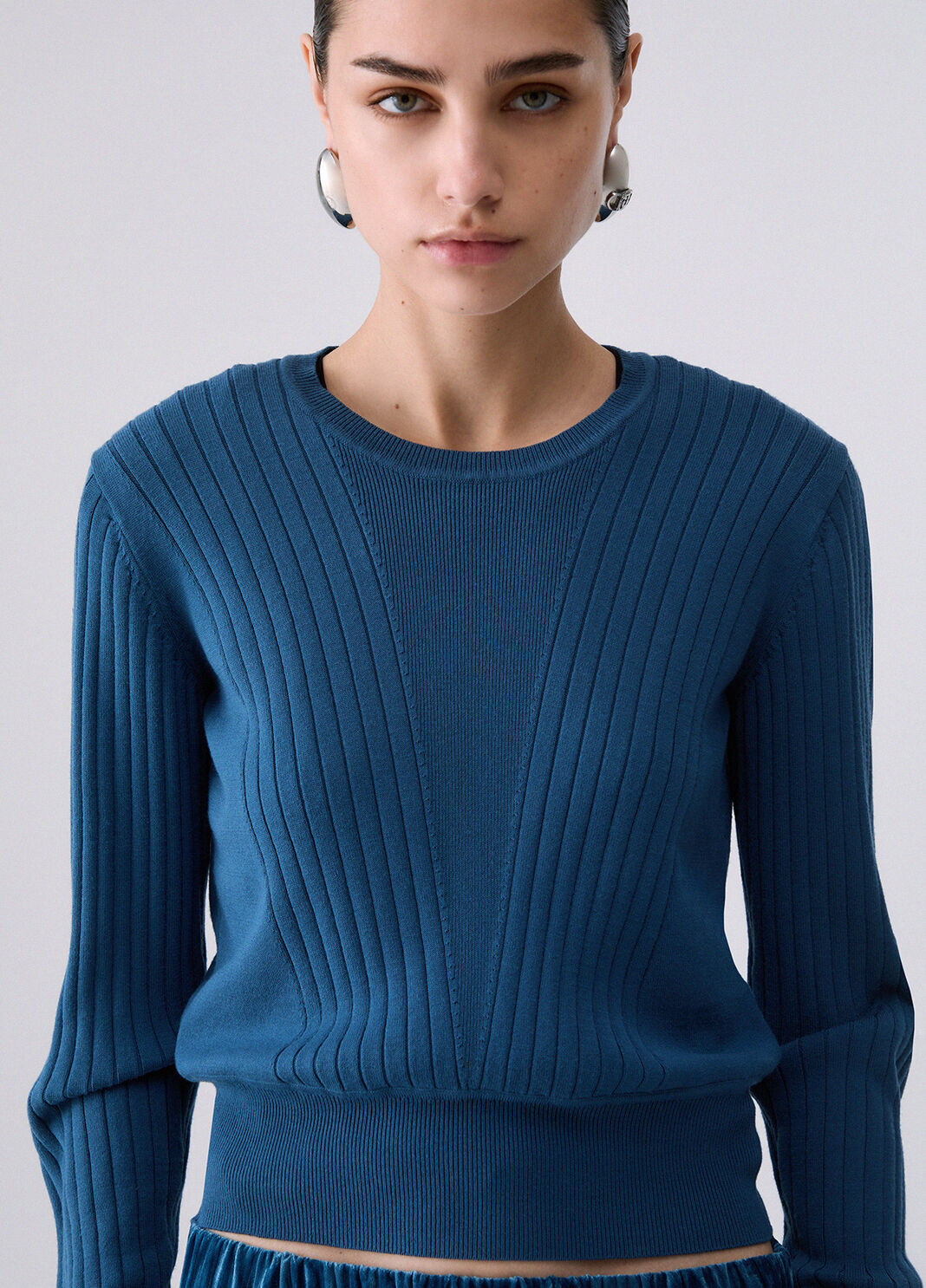Pull avec Lacets bleu Liu Jo - large image number 4