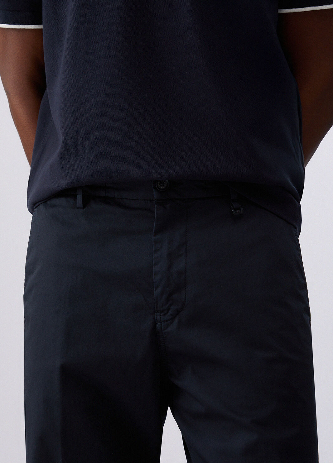 Chinos with drawstring dark blue Liu Jo - large image number 4