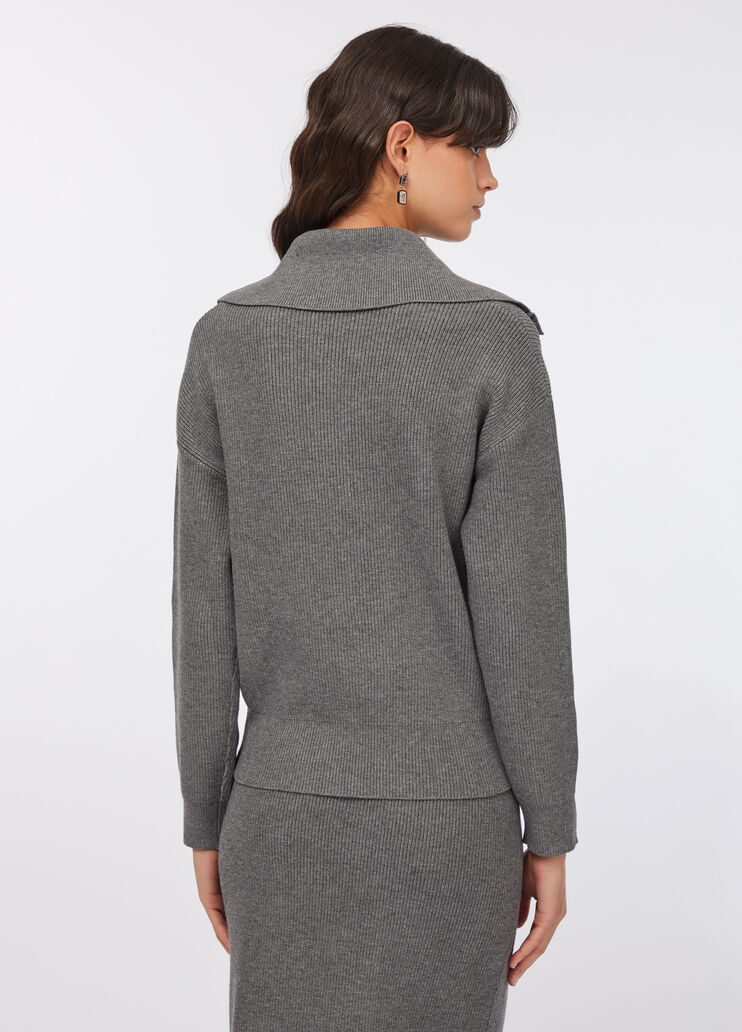 Jumper with maxi-neck grey Liu Jo - large image number 1