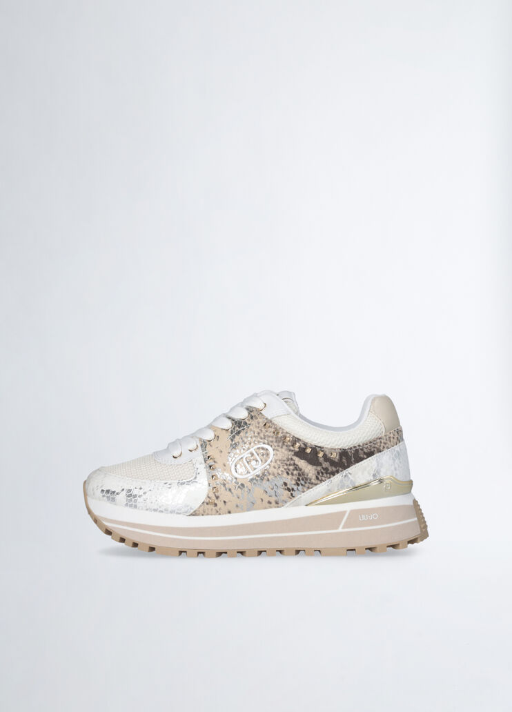 Python-print sneakers beige Liu Jo - large image number 5 Python-print sneakers beige Liu Jo - large image number 5