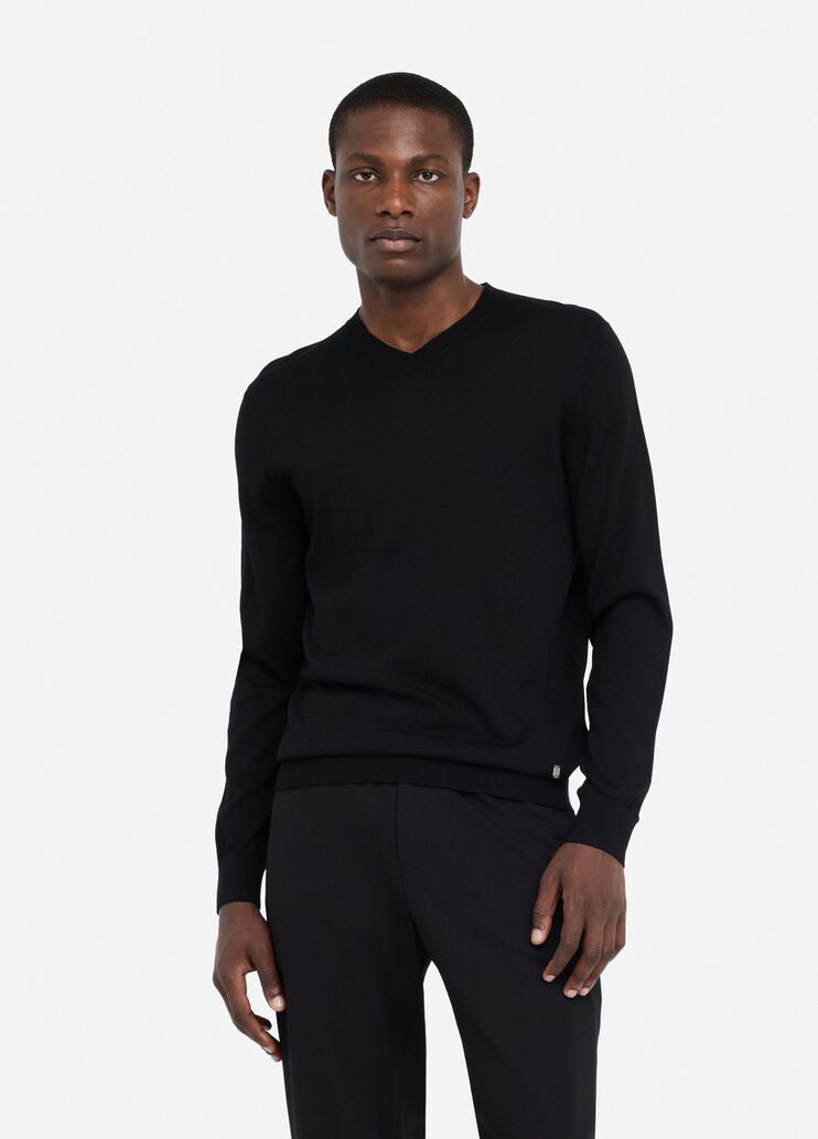 Wool V-neck jumper black Liu Jo - medium Wool V-neck jumper black Liu Jo - medium