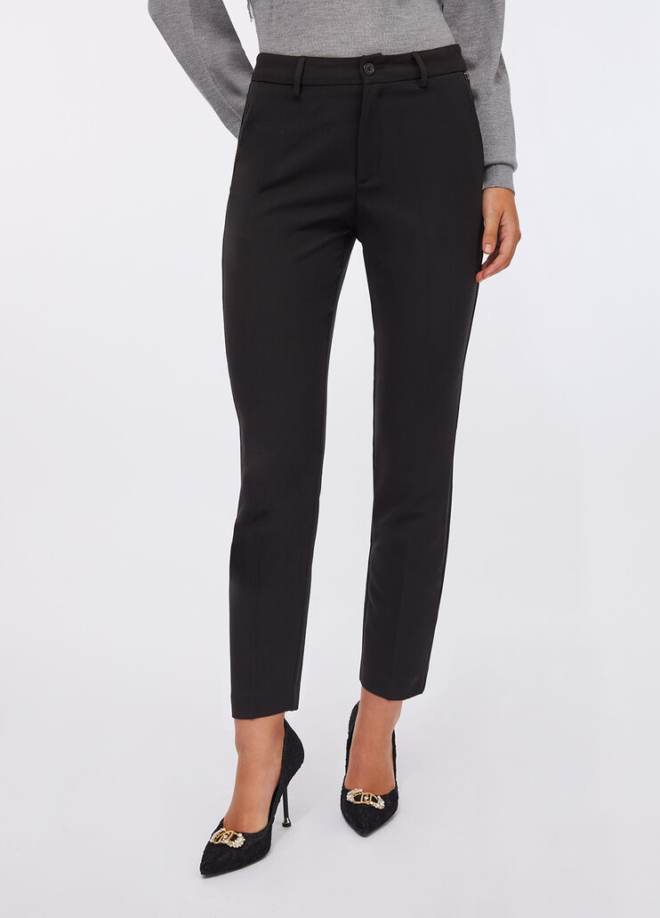 Pantalón chino entallado negro Liu Jo - medium Pantalón chino entallado negro Liu Jo - medium