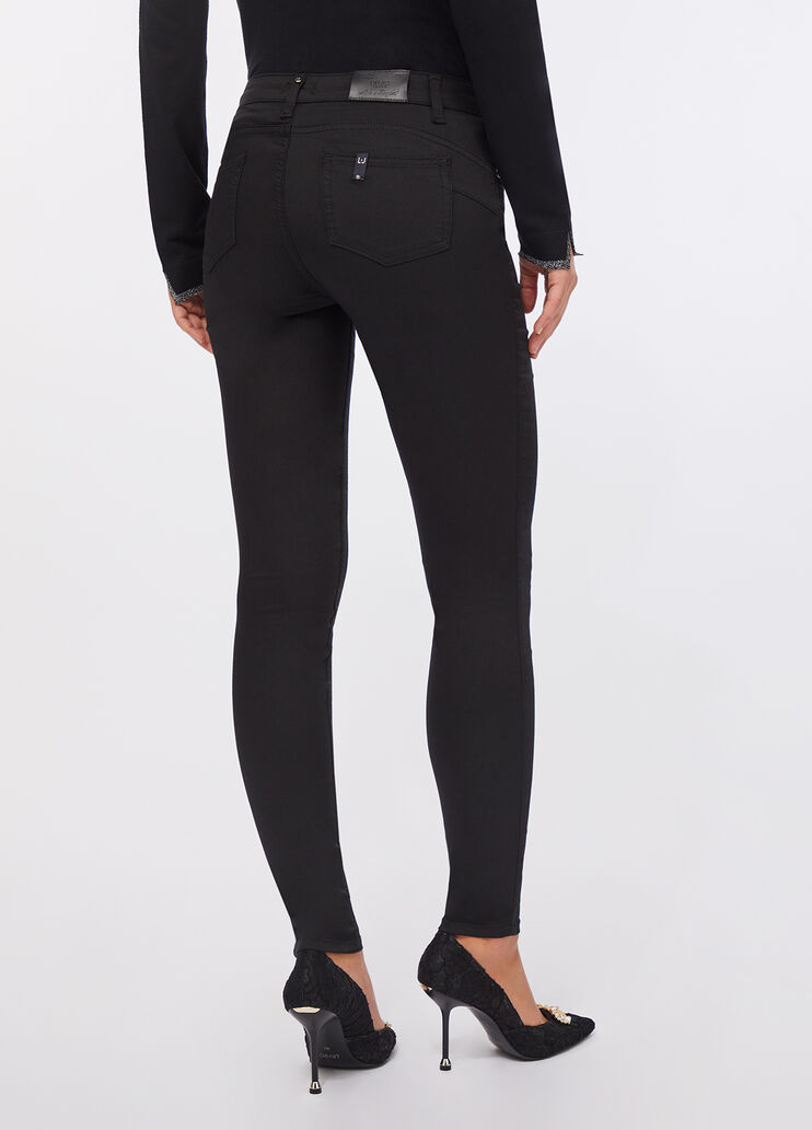 High-rise skinny trousers black Liu Jo - large image number 1