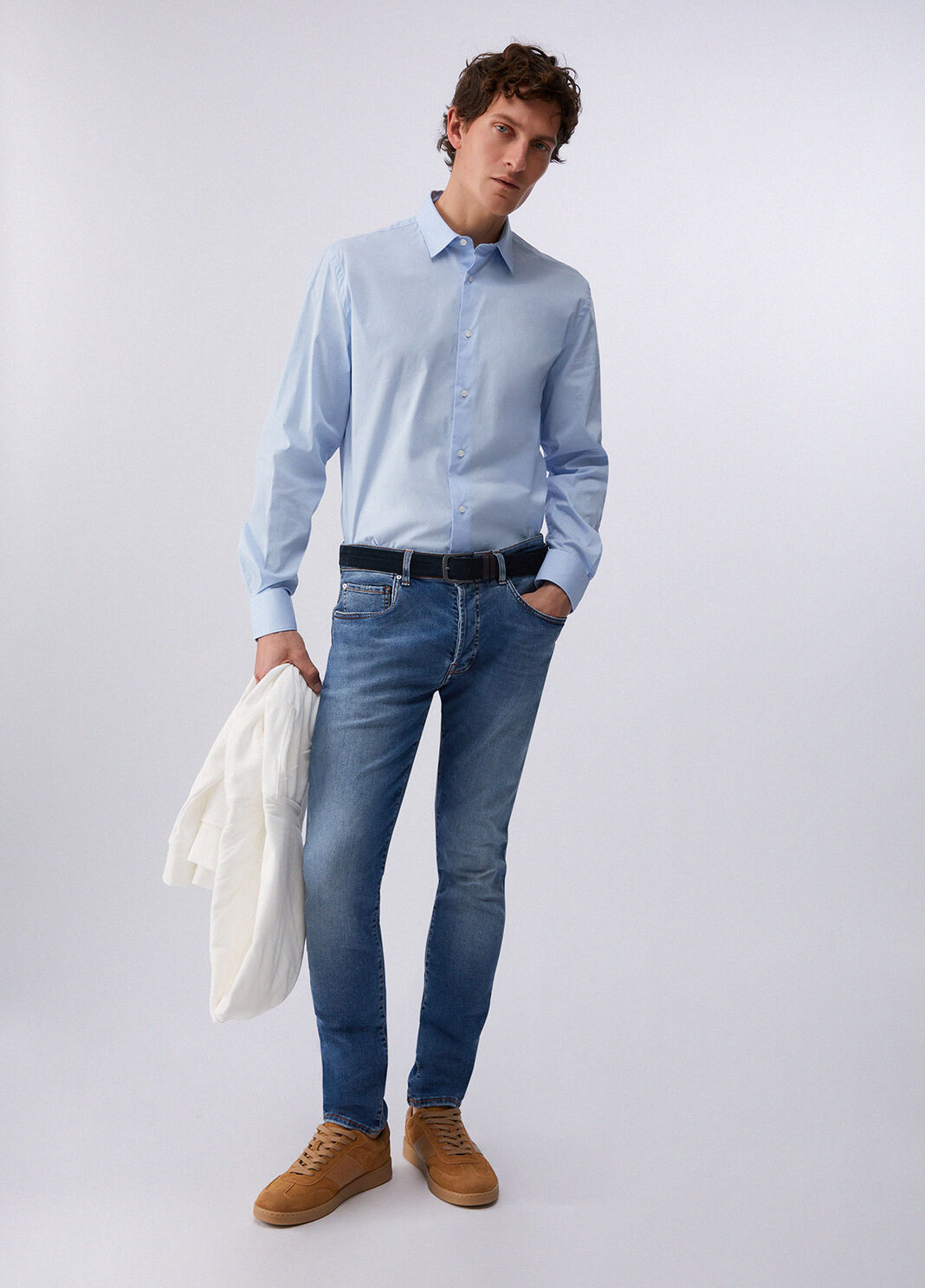 Slim-fit shirt light blue Liu Jo - large image number 5