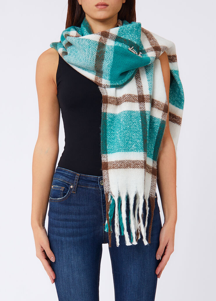 Jacquard shawl green Liu Jo - medium Jacquard shawl green Liu Jo - medium