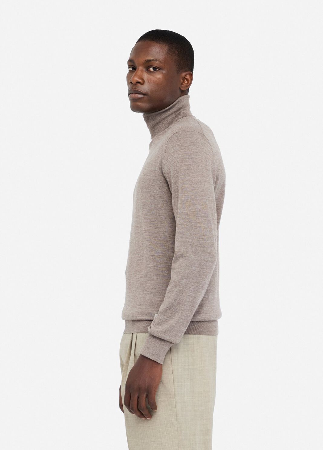 Шерстяная водолазка хаки Liu Jo - large image number 3