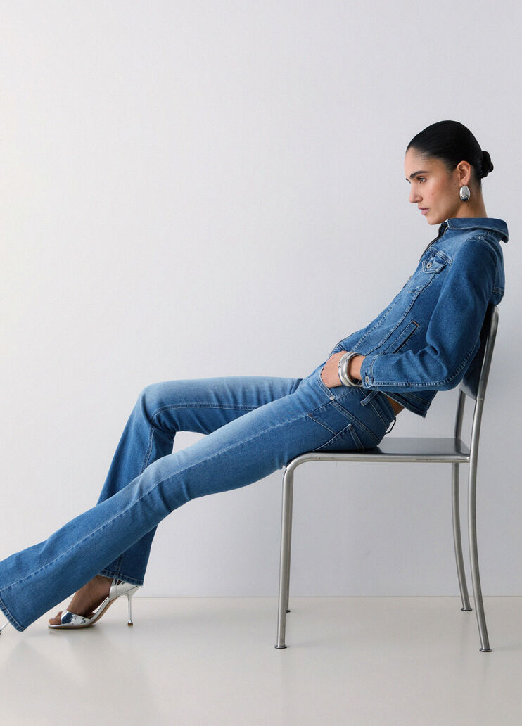 Jean bootcut denim bleu Liu Jo - medium