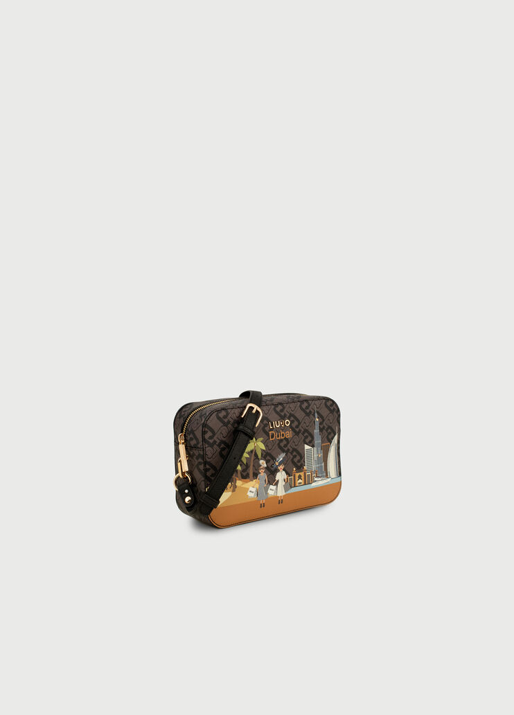 Crossbody bag with city Brown Liu Jo - large image number 2 Crossbody bag with city Brown Liu Jo - large image number 2
