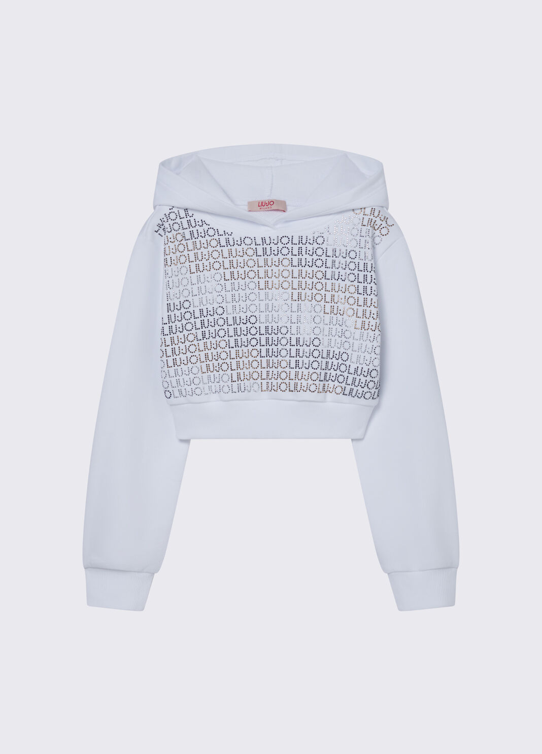 Felpa con cappuccio bianco Liu Jo - large image number 0