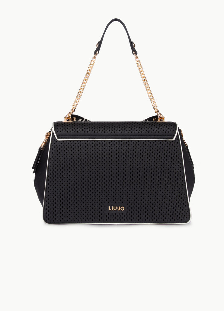 Borsa a mano traforata Nero Liu Jo - large image number 2