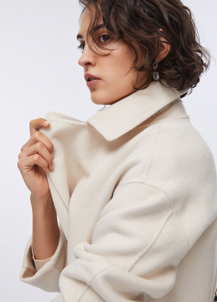 Wool coat white Liu Jo - medium