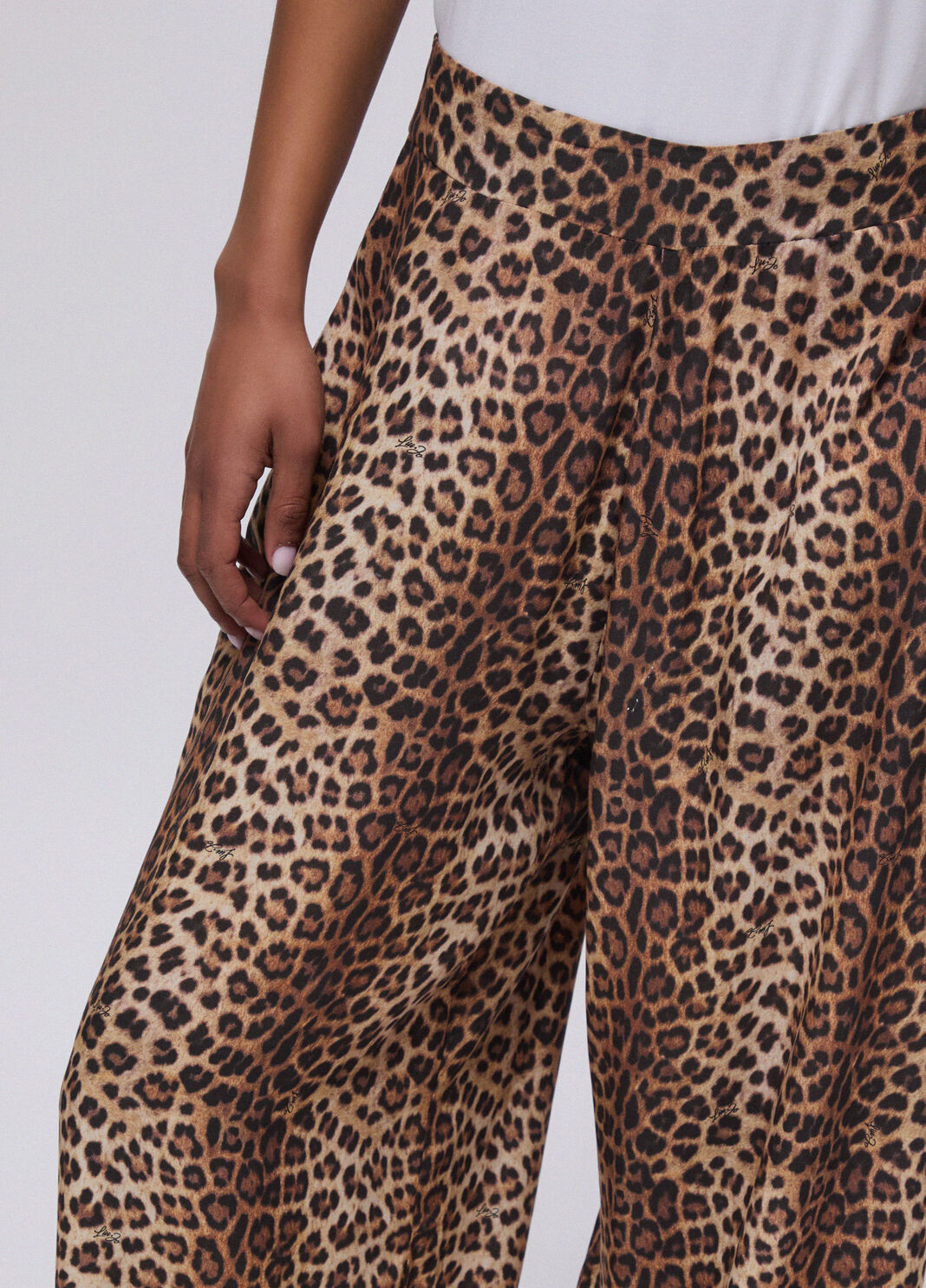 Hose mit Animal-Print Animalier Liu Jo - large image number 4