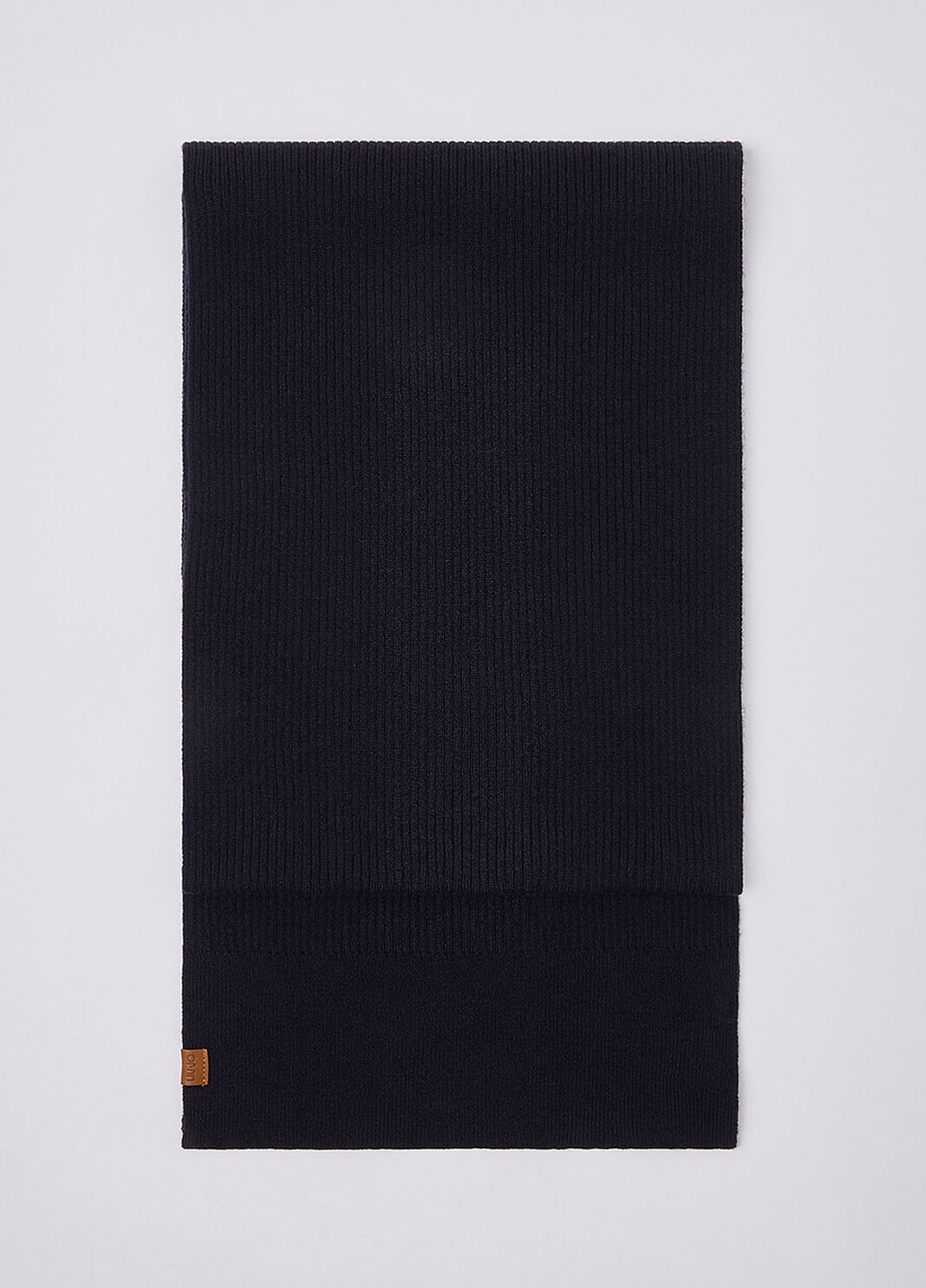 Scarf in wool and cashmere dark blue Liu Jo - large image number 1