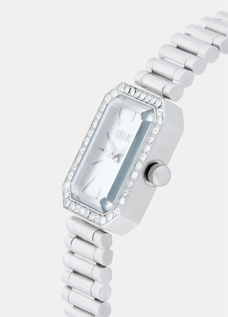 Steel watch with diamantés silver Liu Jo - medium Steel watch with diamantés silver Liu Jo - medium