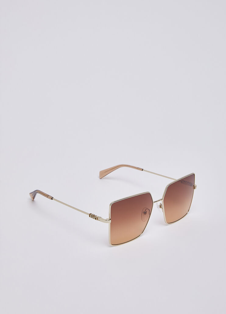 Sunglasses oversized squadrati beige Liu Jo - medium