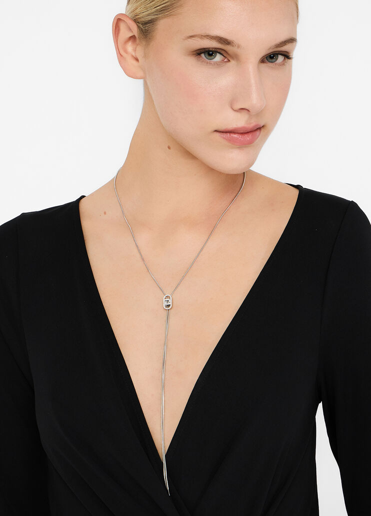 Necklace with monogram logo silver Liu Jo - medium Necklace with monogram logo silver Liu Jo - medium