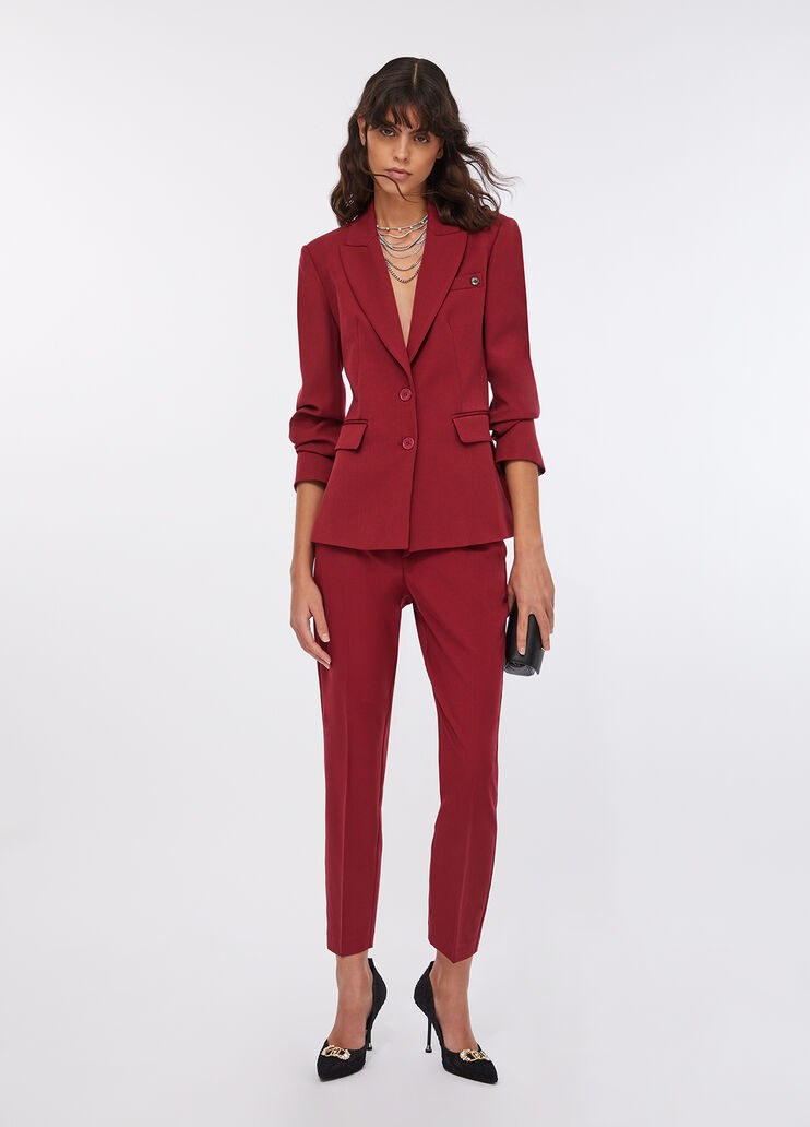 Pantalón chino entallado rojo Liu Jo - medium Pantalón chino entallado rojo Liu Jo - medium