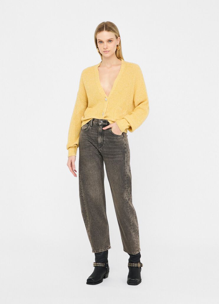 Boyfriend-Jeans mit Glitzer Denimblau Liu Jo - medium Boyfriend-Jeans mit Glitzer Denimblau Liu Jo - medium